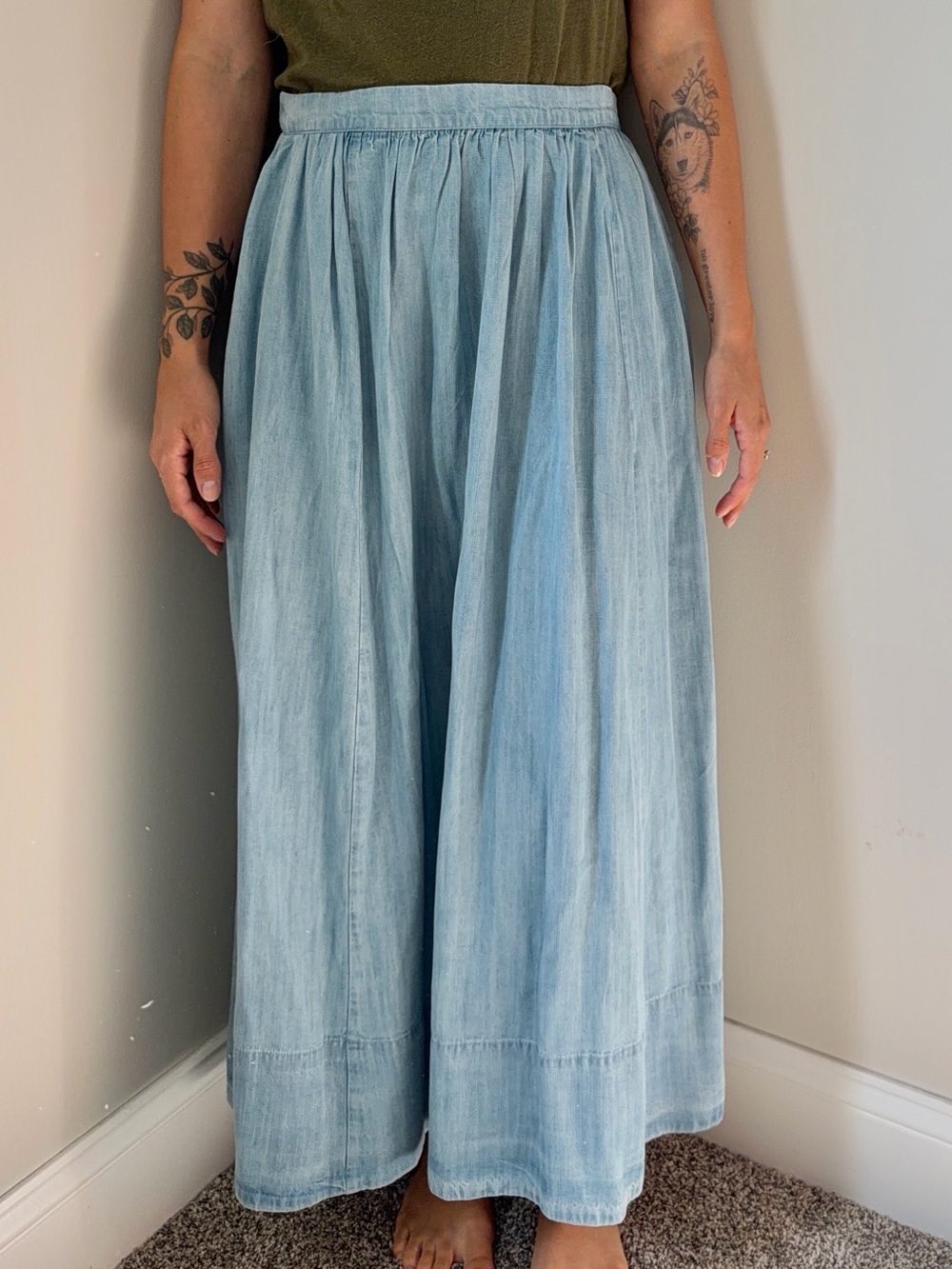 Aerie Denim Skirt